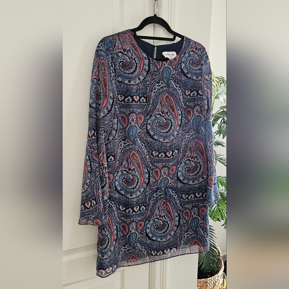 Highline Blue and Red Paisley Tunic